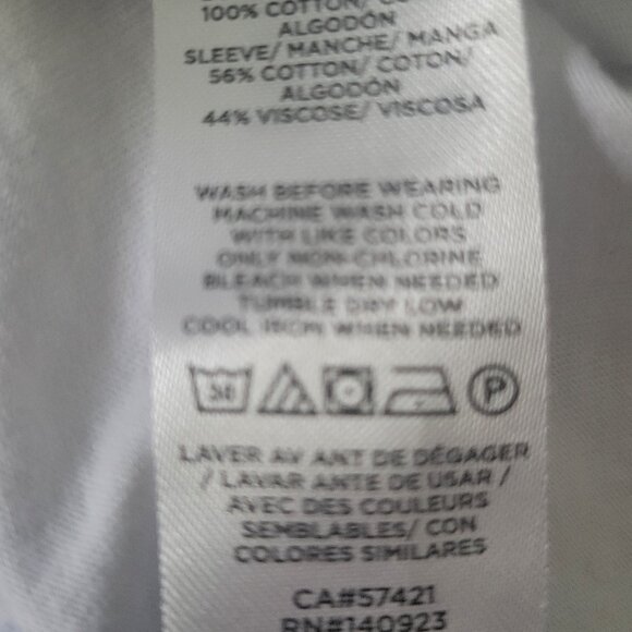 Loft Outlet blue and white summer top with sand dollar print - Picture 3 of 6